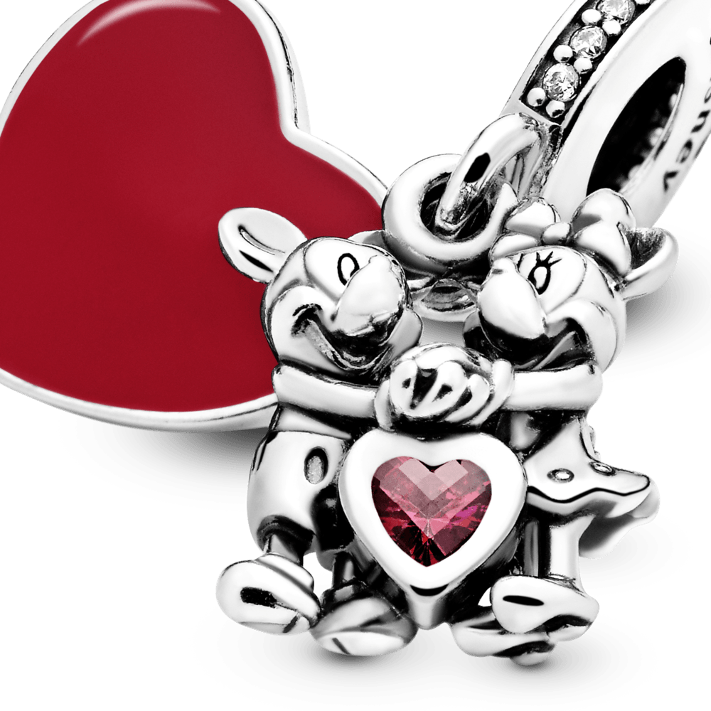 Mickey y minnie corazón D21